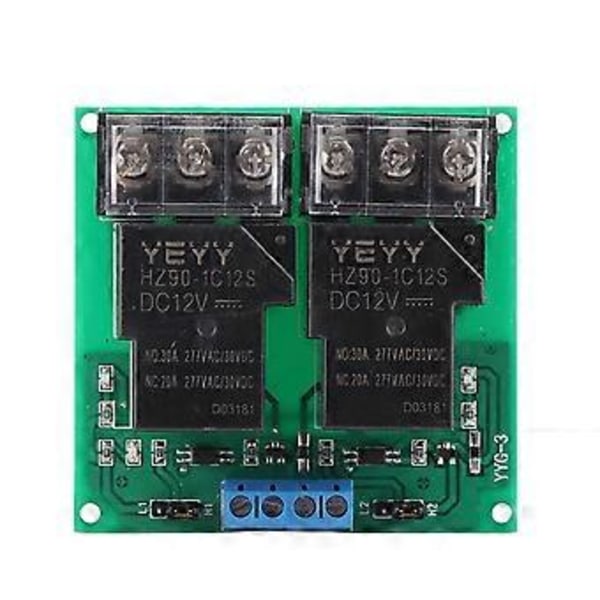 Hög Effekt Tvåvägs Dubbelriktad Optokopplarisoleringsrelämodul 30A YYG-3 DC12V