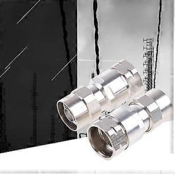 2-pack 1/2 Coxialkabel Matarkontakt 50-12 Super Typ L Rf Adapter Rostskydd