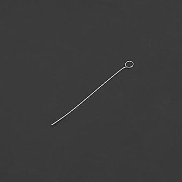 50 st Återanvändbara Inokuleringsöglehållare Nickrom Nålspetsar Inokulering för Laboratorium (3mm)