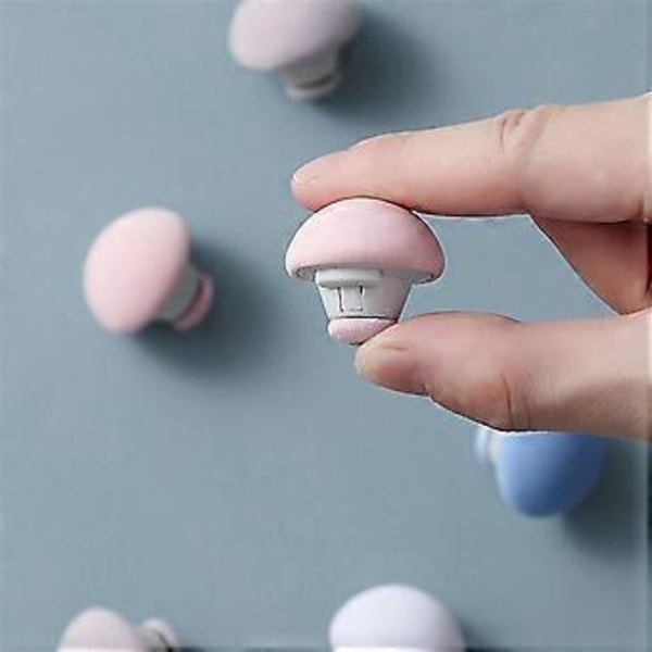 Sopp Dynetrekkholder Macaron Sklisikker Dynetrekk Klemme 1 Nøkkel for å Låse Opp Dynetrekk Festeklemmeholder, Grå