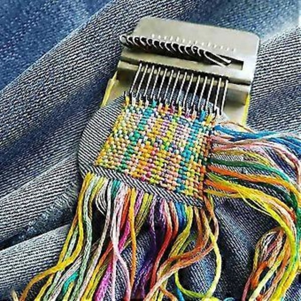 Mini Vev Speedweve Type Veveredskap, Stoppeapparat Raskt Mini Reparasjon Praktisk Stoppeapparat DIY Vevingskunst 14 Kroker
