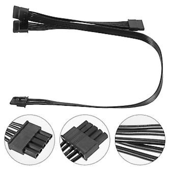 5-nastainen - 3 Sata-aseman HDD-kaapeli, yhteensopiva V550 V650 V750 V850 V1000 V1000 modulaarisen S:n kanssa