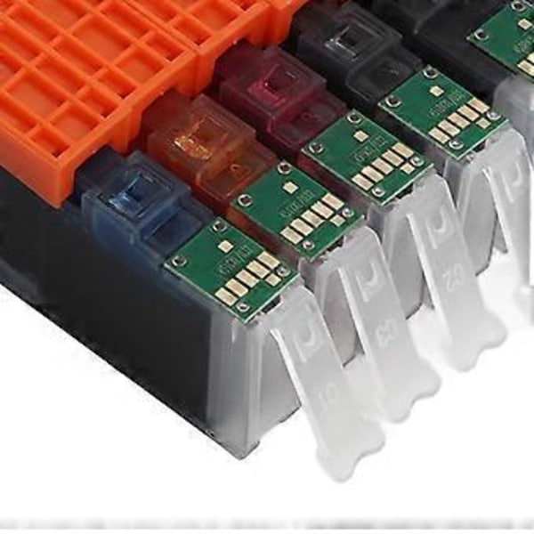 Kompatible blækpatroner, refill-erstatning til PIXMA MG5440 MG5540 MG5640 MG6340 MG6440 MG6640 MG7140 printer, 5 farver (BK BK C M Y)