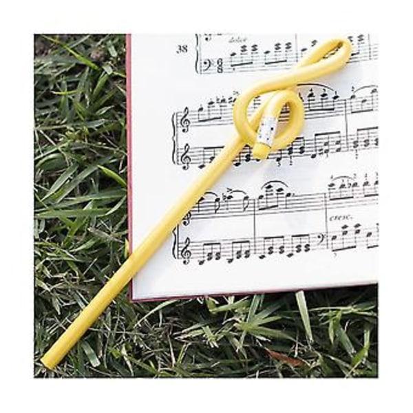12 kpl Lyijykynät Musiikkilyijykynät Pyyhekumilla Musiikkikynät Diskantti C
