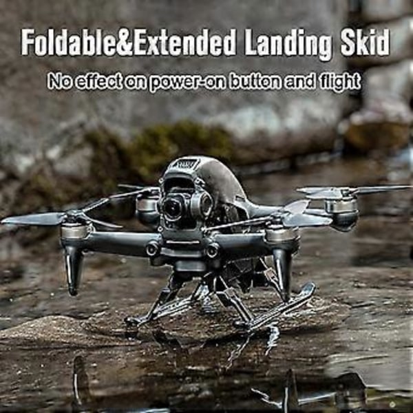 För Dji-fpv Skyddsskydd Lyftande Landningsställ Hållare Drönartillbehör
