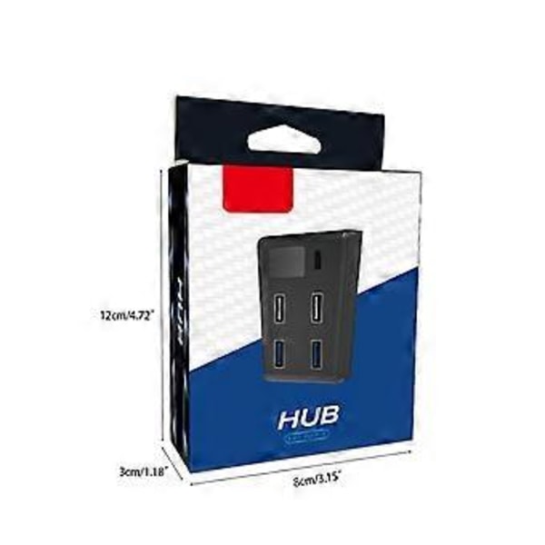 USB-keskitinsovitin, nopea tiedonsiirto, USB-liitännän jakaja, USB 2.0 3.0 Type-C -portti konsolille