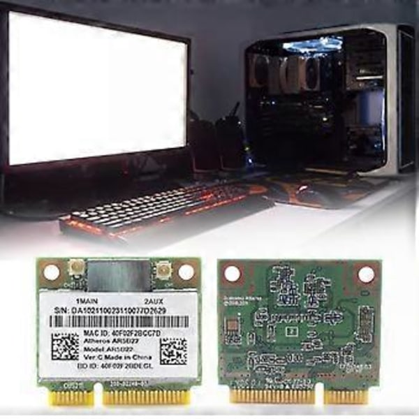 Dual-Band MINI PCIE Netværkskort AR5B22 BT4.0 2.4/5Ghz 300M WLAN WIFI Kort Trådløs Netværksadapter til Y400 Y500 Y410P