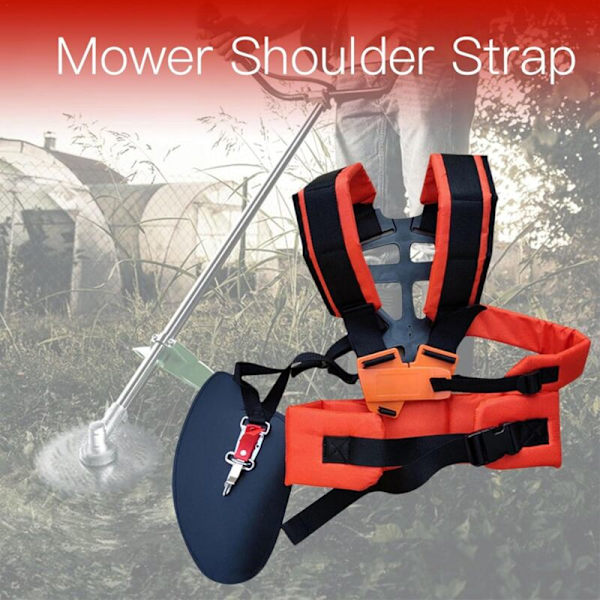 Dobbelt polstret rem til buskrydder trimmer holdbar nylon rem justerbar til buskrydder have
