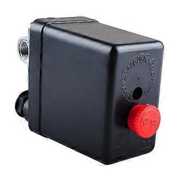 Luftkompressor Tryckströmbrytare Npt 1/2in 4 Port Justerbar Tryckregleringsventil 90-120psi
