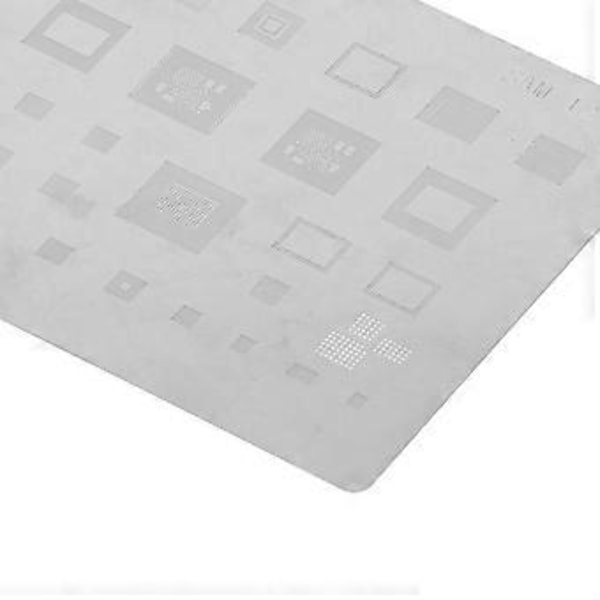 BGA Reballing Stencil Mal Rustfritt Stål Rask Fortinning BGA Rework Nett for Samsung S20