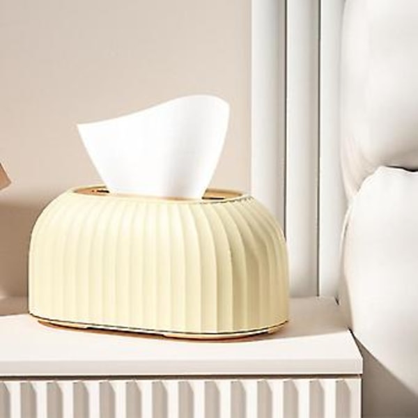 Multifunktionell Tissue Box Vardagsrum Mask Diverse Skrivbord Delad Förvaringslåda Dammskydd C