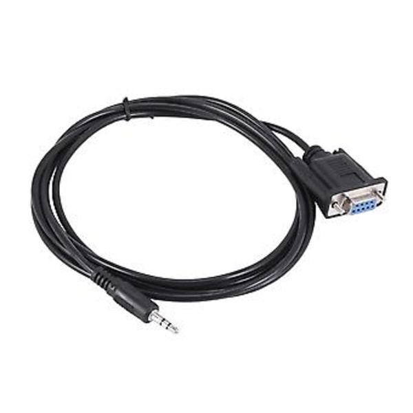 Db9 9-nastainen VGA naarasjohto, db 9 naaras - 3,5 mm (1/8 tuumaa) stereo uros sarjatietokaapeli - 1,8 metriä
