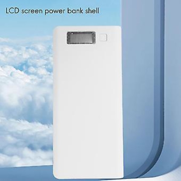 DIY 8x18650 Portabel Powerbank Fodral Låda LCD Display Dubbel USB Powerbank Låda Kit
