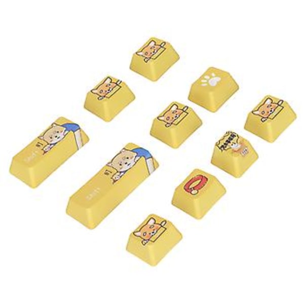 PBT Keycaps 10 st Anpassade Tangentbordstangenter PBT Mekaniska Tangentbordstangenter Anpassade Tangentbordstangenter Snabb Respons