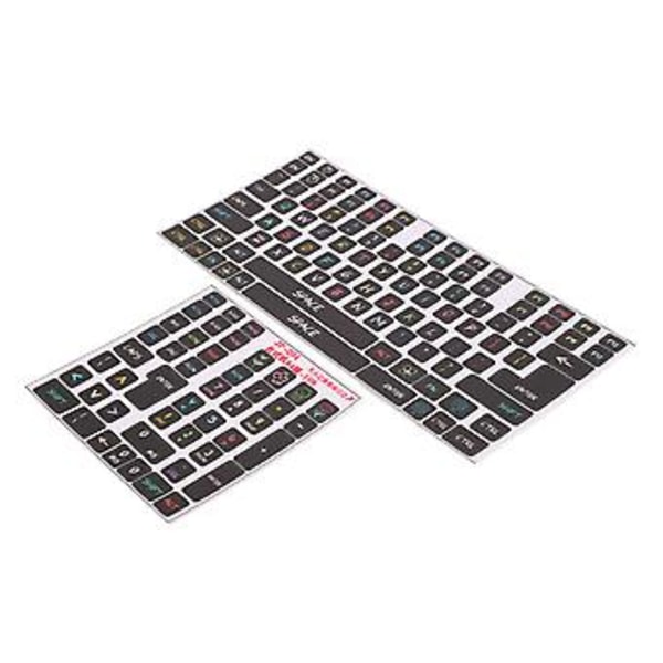 Gaming Tastatur Klistremerke, 2 stk. Tastatur Klistremerker Datamaskintastatur Klistremerker Mekanisk Tastatur Klistremerke Topp Kvalitet