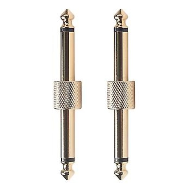 5 stk. 1/4 tomme 6,35 mm Gitar Effektpedal Koblingsstykke Jack