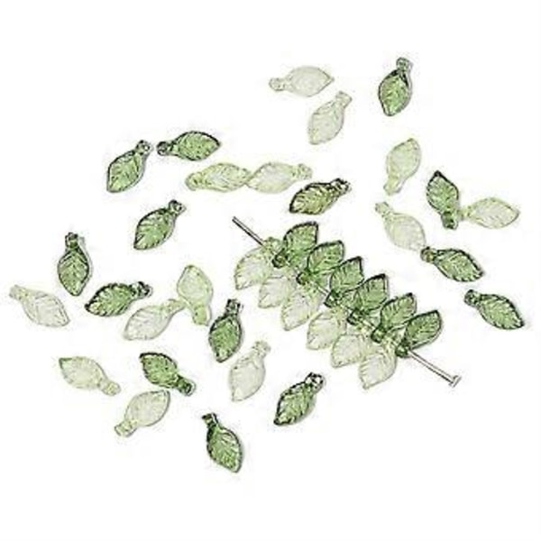 500 stk. akryl-treblader for smykkelaging for DIY-håndverk armbånd halskjede øredobber kvinner DIY perleforsyninger