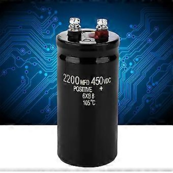 Bolt Pin Elektrolytisk Kondensator 450V 2200uf Aluminium Elektrolyse Dielektrisk Kondensator
