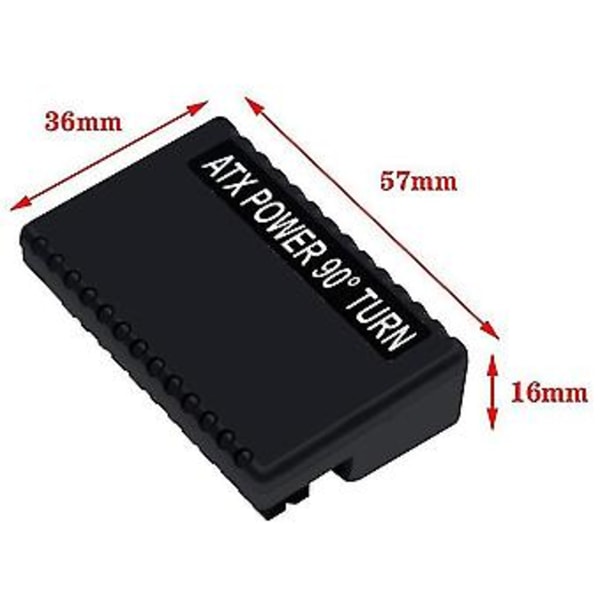 2kpl Atx 24pin - Verkkopistokesovitin Emolevyn Verkkokaapelin Liittimet Tee-se-itse Asennustarvike