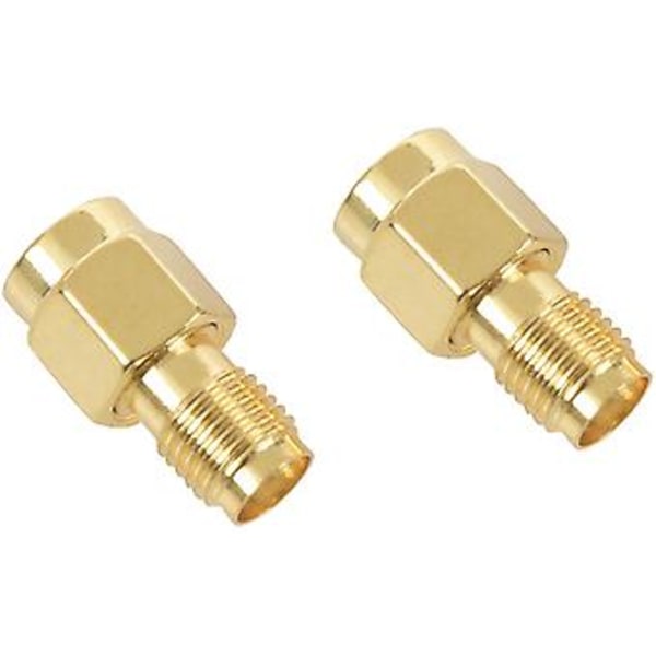 2 stk. RF Koaksial Koaks Adapter Sma Hun Til Rp-sma