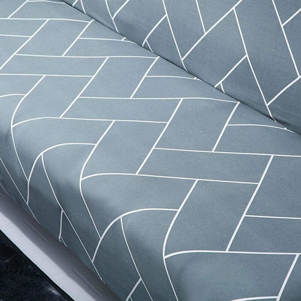 Sofa Bed Cover for Full Covering of Armless Sofas, Elastic Stretch, Removable, Perfect Protection for 160-190CM Sofa-