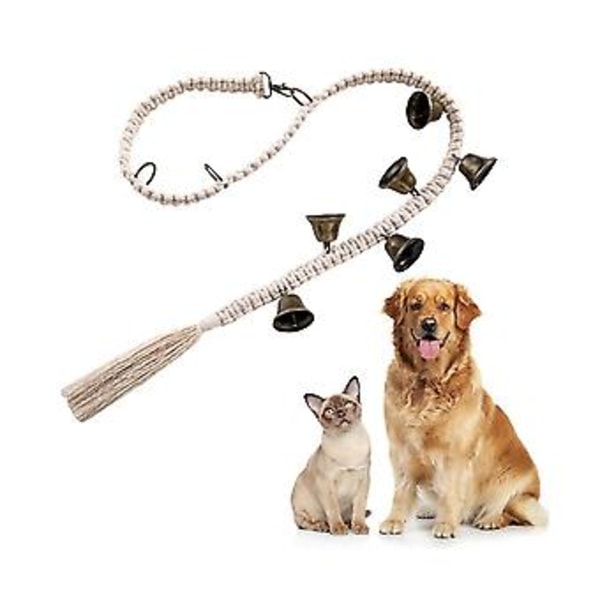 2 Styk Pet Døre Hunde Ud Alarmdør Lanyard Guide Hundedør Justerbar