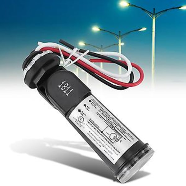 50/60Hz Ljussensorkontroll Automatisk På/Av Fotoelektrisk Strömbrytare för Belysningsarmaturer 120V AC