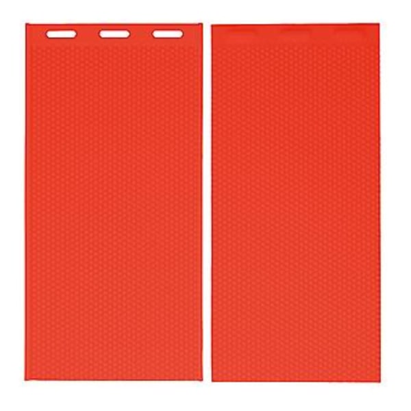 2 st 5,4 mm Silikon Vaxkaka Form Vaxkakebas Pressform Biodlingsmaterial 44x28cm Röd