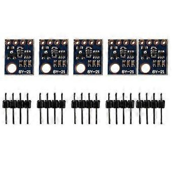 5st Si7021 -21 Sht21 Htu21 Digital Fuktighets- och Temperatursensormodul Ersätter Sht11 Sht15 För Lågt P