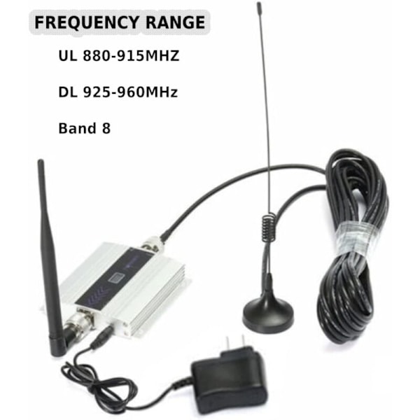 900 MHz GSM mobiltelefon signalforstærker kit signalforstærker repeater