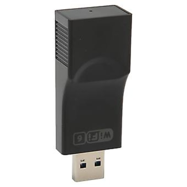 USB WiFi 6 Adapter 2.4 5.8G Dual Band WPA3 Kryptering 1800Mbps WiFi Adapter med 2 2dBi Antenne til PC til Windows 11 10
