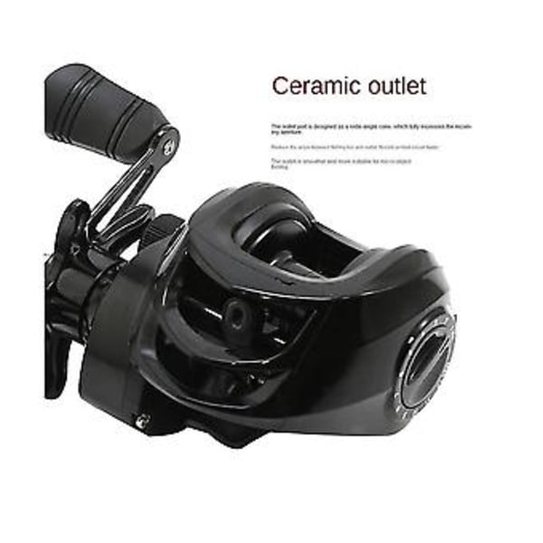 Vanddråbe Hjul Fiskebaitcasting Hjul 18+1 Aksel 7.2:1 Høj Gear Metal Line Cup Hav Jig Hjul