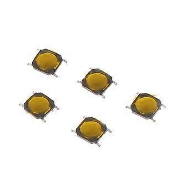 100 st 4x4x0,7 mm 4-Pin SMD Mikro Momentär Tryckknapp Taktil Brytare