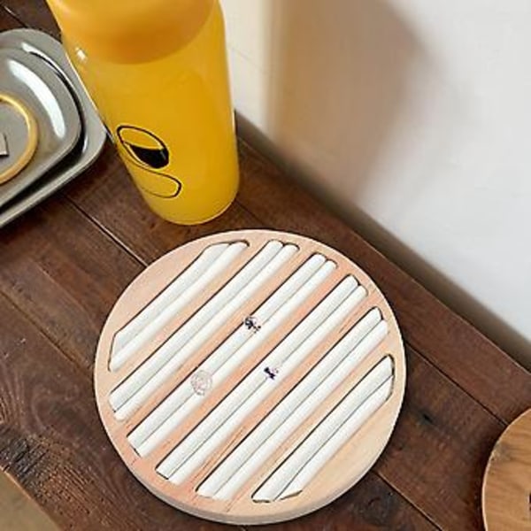 1 stk. Ringdisplaybakke Rund Ring H Ing Plade Smykker Izer Til