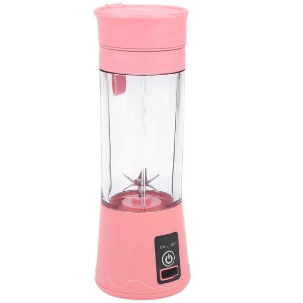 USB Oppladbar Blender 380Ml 6 Blad Frukt Juicer Flaske Kopp Saft Sitron Frukt Grønnsak Smoothie Press Reamers