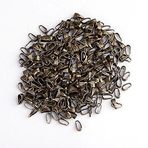 Bronse Anheng Koblingsklips - 300 Stykker Legering Smykkefunn for DIY Prosjekter