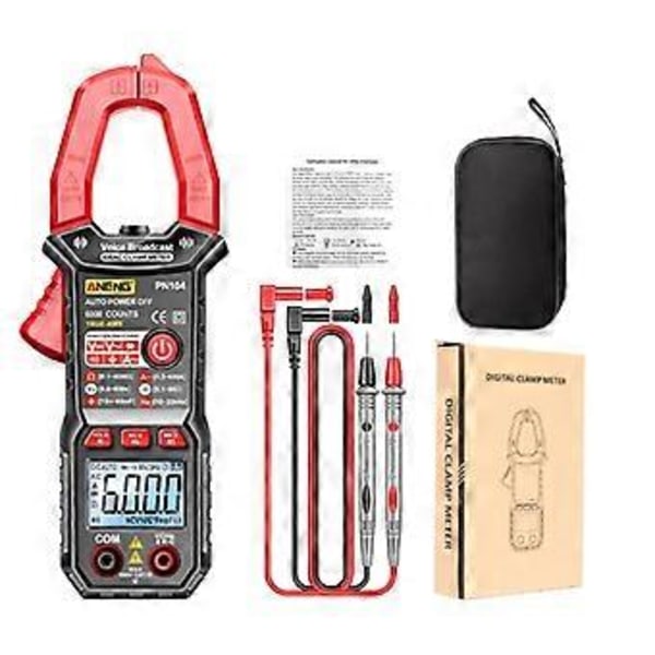 Kapacitans Hz Duty-Cycle Tester 6000 Tæller Stemme Broadcast Digital Clamp Meter