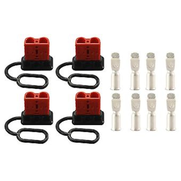 4 st 6-8 AWG 50A Anslut/Frånkoppla, Startkabelkontakt Kit För Bogsering (r