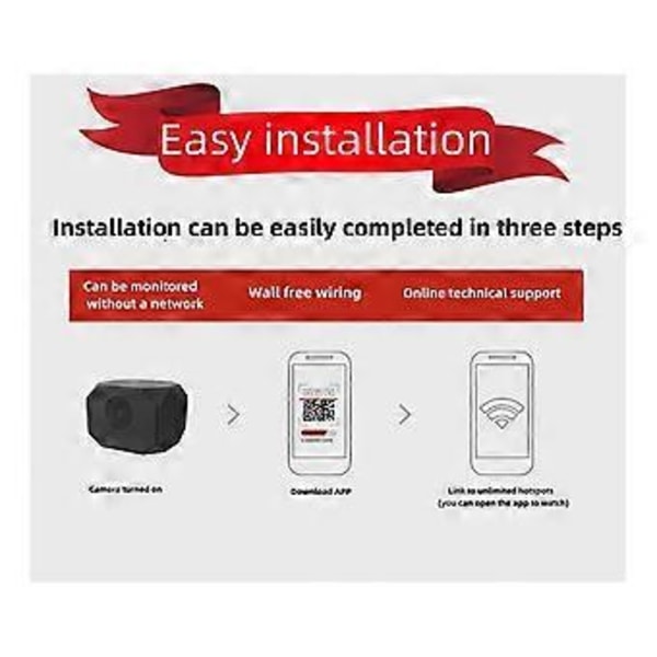 1080P HD Mini Wifi Kamera Espia Cam Smart Home IP/AP Webcam Fjernovervågning Sikkerhed Små Videokameraer