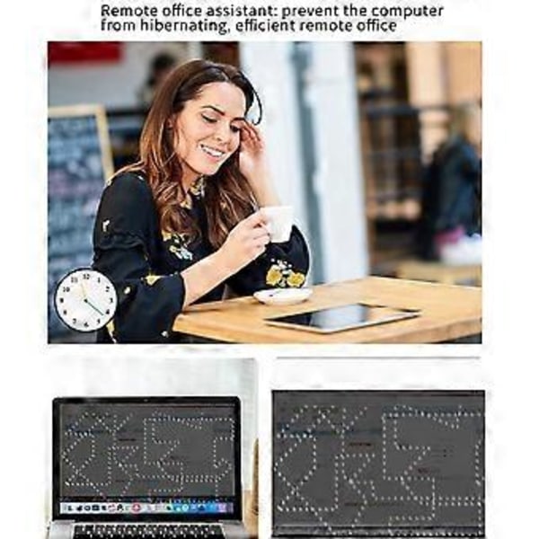 5 st USB Mus Jiggler, Automatisk Dator Musrörare Jiggler, Håller Datorn Vaken, Musrörelse