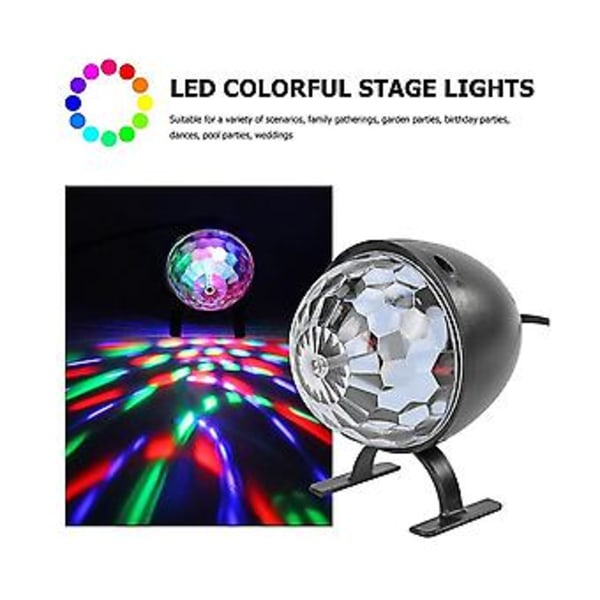 3w 48led Rgb Hem Sta Bak Rått Stroboskopstråle M
