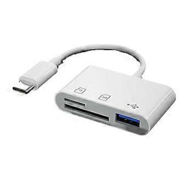 USB 2.0 Type-C OTG -kortinlukija USB TF CF Compact Flash -datakaapeli Mini-sovitin