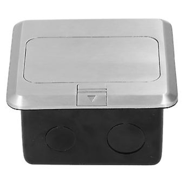 Gulvuttak 6 Hull Innebygd Demping Aluminium Legering Jordet Elektrisk Uttak 13A AC 250V