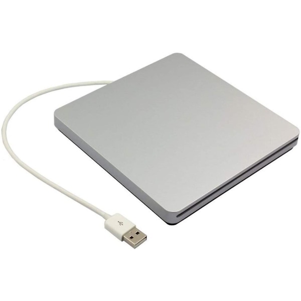 Ekstern USB 2.0 DVD-stasjon, bærbar Vcd CD-brenner og spiller, kompatibel med Mac Os, Windows Me/2000/xp/vista/7