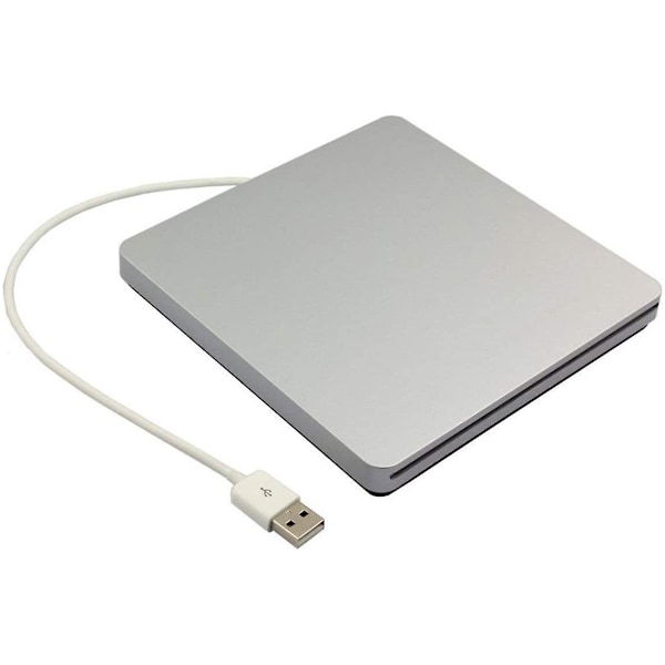 Extern USB 2.0 DVD-enhet, bärbar VCD CD-brännare och spelare, kompatibel med Mac OS, Windows Me/2000/xp/vista/7