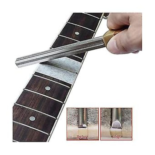 Gitarr Gitarrsås Fil Ultratunn Medium Bredd 4 Sida Ss 2 Greppbräda