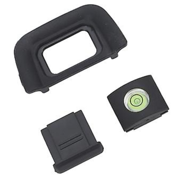 Kamera Okular Øyekopp 22mm Søker Okular med Blitssko Deksel og Nivå Erstatning for Nikon D5200 D5100 D3100 D3000