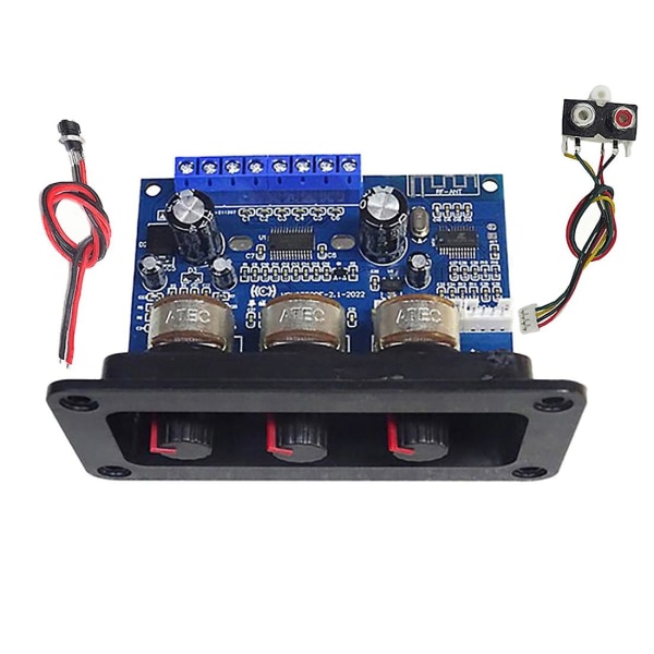 2.1-kanals Bluetooth 5.0 Audio Amplifier Board 2x25w+50w Subwoofer Klass D Amplifier Board Kit Wit