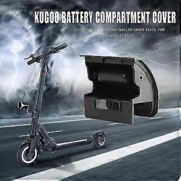 ABS Elektrisk Scooter Batterikasse Holder Etui Dæksel Udskiftning Til S1 S2 S3 Scooter Reservedele Tilbehør Sort 85x80x60mm