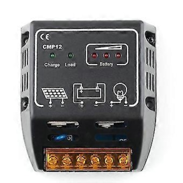 Aurinkosäädin Cmp12 20a 12v/24v Aurinkovoimajärjestelmän valvonta Pv Pwm